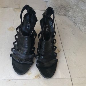 Gucci cage heels